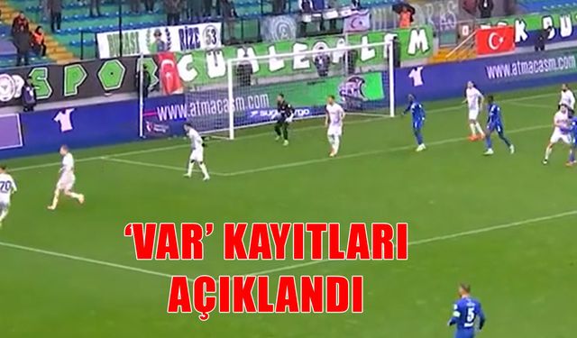 Trabzonspor – Beşiktaş maçının VAR kayıtları açıklandı