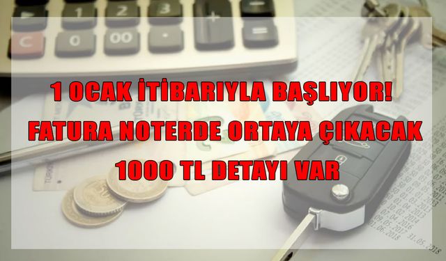 Araç Alacaklar Dikkat! Noterde Yeni Harç Dönemi Başlıyor: 1000 TL Alt Sınır