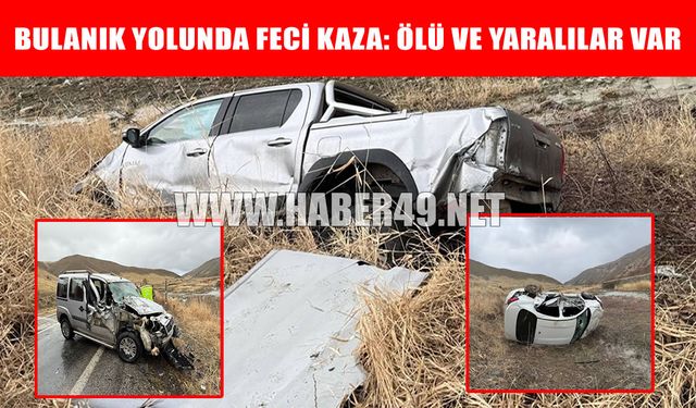 Muş’ta üç aracın karıştığı kazada 1 kişi öldü, 5 kişi yaralandı