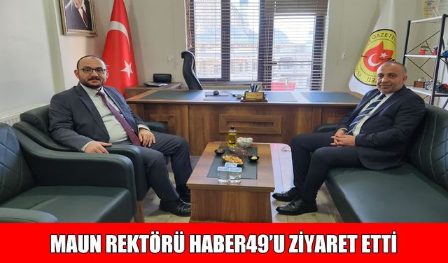 MAUN Rektörü Alican, Muş Gazeteciler Cemiyeti’nde: En büyük paydaşlarımızdan biri yerel basınımız