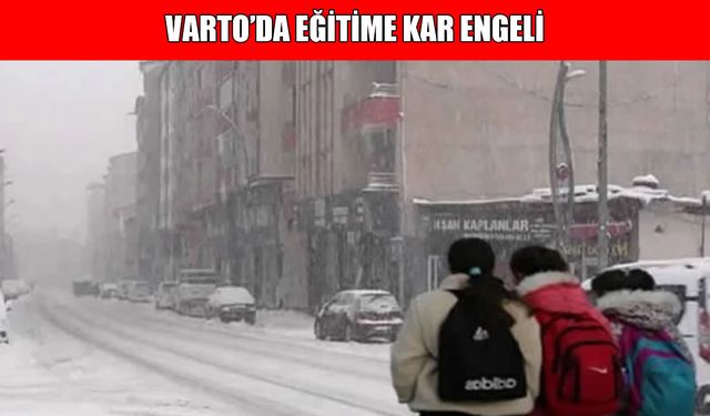 Muş’ta kar esareti: Eğitime ara verilen ilçe sayısı 3’e yükseldi