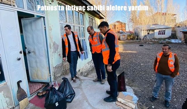 Patnos İyilik Elçileri Derneği'nden ihtiyaç sahibi ailelere yardım