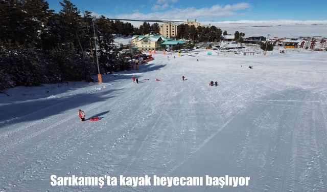 Sarıkamış’ta kristal karla yeni sezon 17 Aralık’ta açılıyor