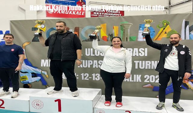 Hakkarili Judoculardan Uluslararası Turnuvada Çifte Başarı