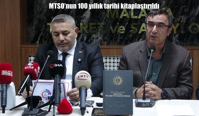 MTSO’nun 100 yıllık tarihi kitaplaştırıldı