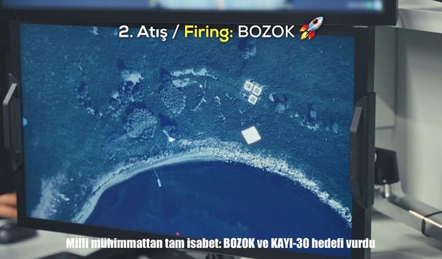 BOZOK ve KAYI-30’dan tam isabet: Milli mühimmat testleri başarıyla tamamlandı
