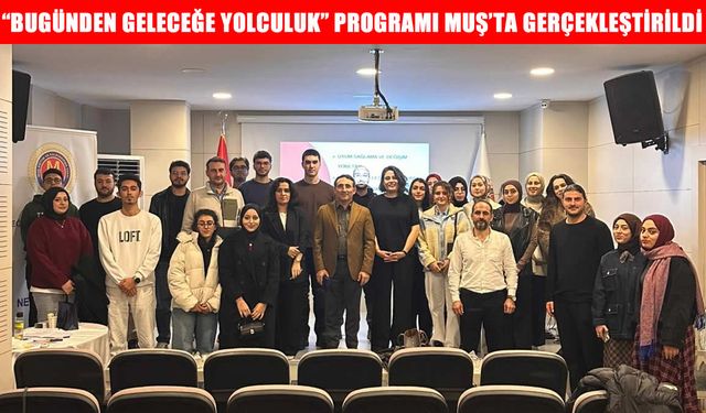 Dr. Yılmaz Sönmez, Muş Vakfı'nda öğrencilerle buluştu