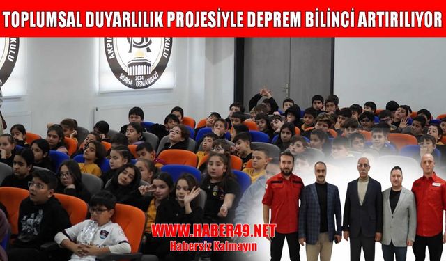 Bursa Muş Eğitim ve Hizmet Vakfı’ndan afet bilinci seferberliği