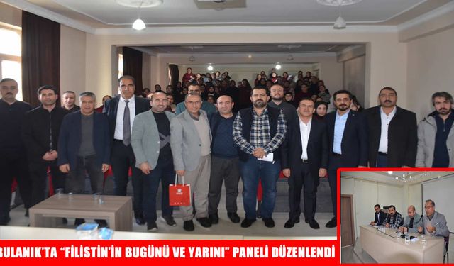 Bulanık’ta “Filistin’in Bugünü ve Yarını” paneli düzenlendi