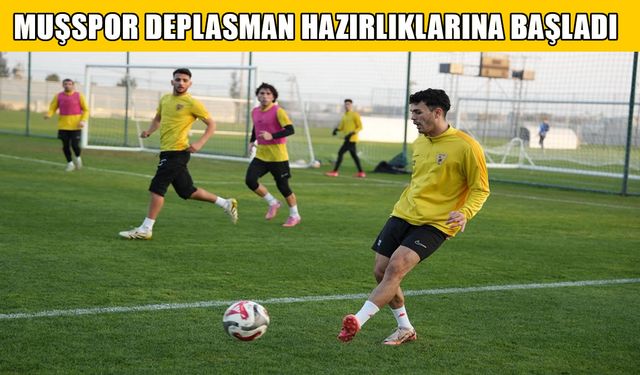Muşspor, Mardin maçına hazırlanıyor
