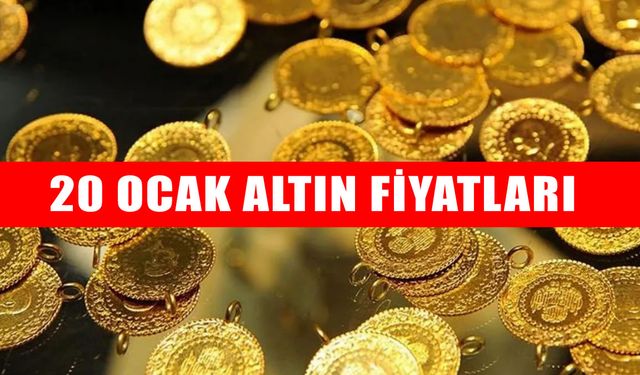 20 Ocak altın fiyatları güncellendi: Gram ve çeyrek altında yükseliş