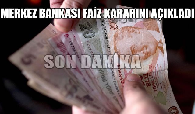Son dakika: Merkez Bankası faiz indirimine gitti
