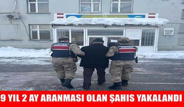 Muş’ta 9 yıl hapis cezasıyla aranan şahıs, jandarma operasyonuyla yakalandı
