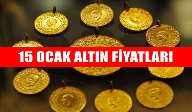 Altın fiyatlarında düşüş sürüyor: İşte 15 Ocak güncel rakamları