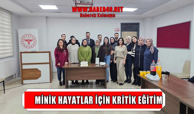 Muş’ta acil sağlık personeline hayati eğitim