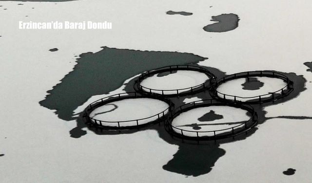 Erzincan’da Baraj Dondu