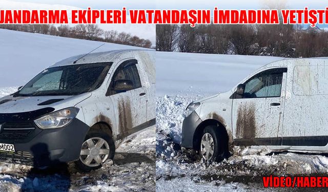 Varto’da jandarma ekipleri vatandaşın imdadına yetişti