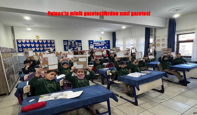 Patnos’ta 2. Sınıf Öğrencilerinden Gazeteciliğe İlk Adım