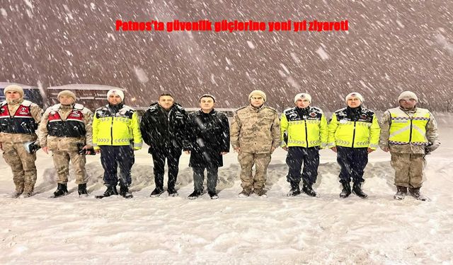 Patnos’ta Yeni Yıla Güvenlik Güçlerine Moral Ziyareti