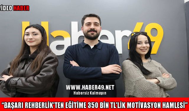Muş’ta Başarı Rehberlik’ten öğrenciler için 350 bin TL ödüllü motivasyon modeli