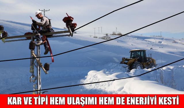 Muş’ta kar esareti: 92 köy yolu kapalı, köy ve mezralarda elektrik yok!