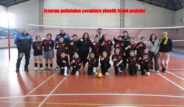 Erzurum Polisi’nden Çocuklara Umut Aşılayan Sömestr Etkinlikleri