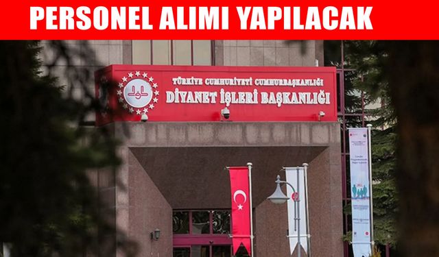 Diyanet İşleri Başkanlığı bilişim personeli alımı yapacak