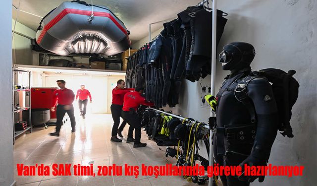 Dondurucu soğuk engel değil: SAK Timi Muş ve bölge iller için tatbikatta