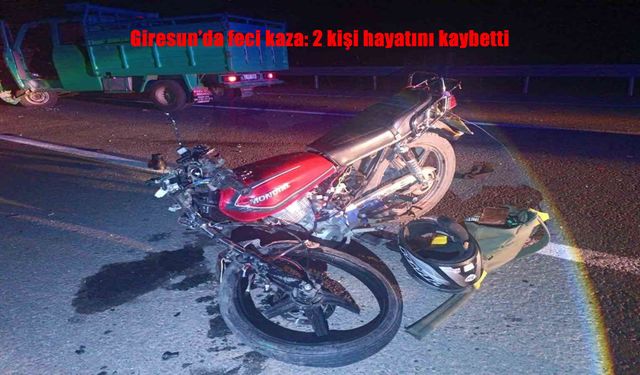 Giresun’da Trafik Kazası: 2 Ölü