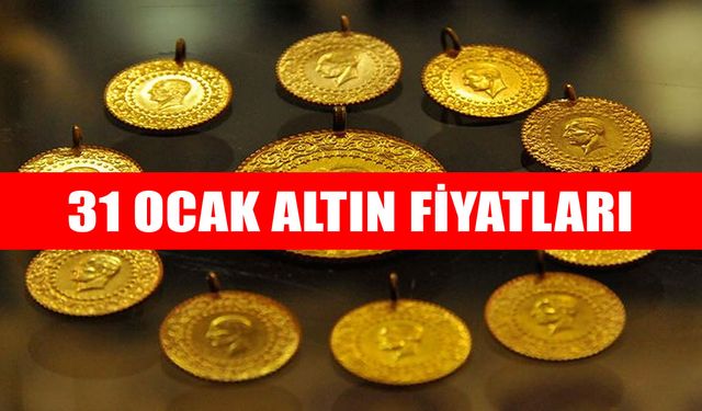Altın fiyatları 31 Ocak 2026: Haftanın son gününde sert düşüş! Gram, Çeyrek ve Tam altın kaç TL oldu?