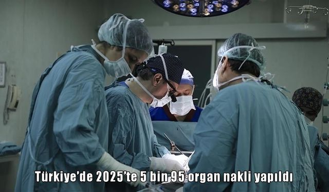 Türkiye’de 2025'te 5 bin 95 organ nakli yapıldı