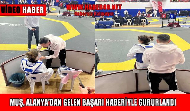 Muş’un gururu Yağmur Meriç 'Yıldızlar Taekwondo'da adını finale yazdırdı