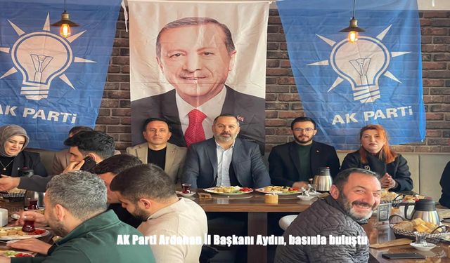 AK Parti Ardahan İl Başkanı Aydın: Üye hedefini aşarak tamamladık