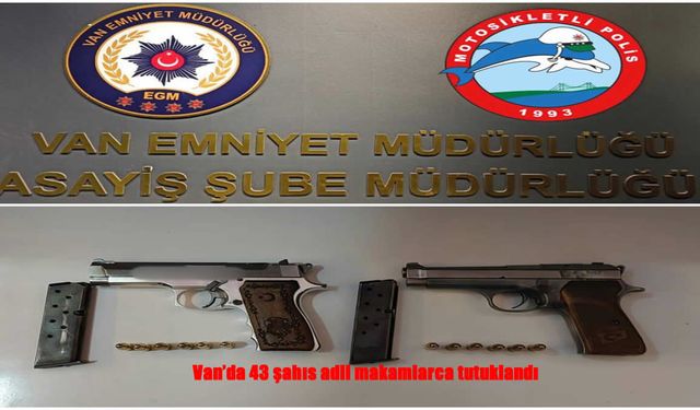 Van’da Aranan 120 Şahıs Yakalandı: 43’ü Tutuklandı