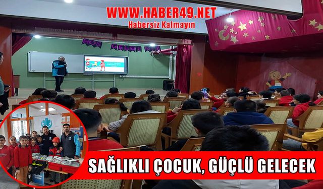 Eğlenerek öğrendiler: Muş’ta öğrencilere sağlık bilinci eğitimi verildi