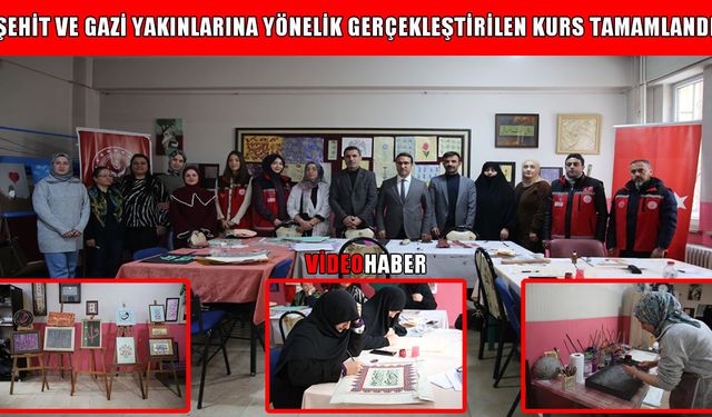 Muş’ta şehit ve gazi yakınları ebru sanatını öğrendi