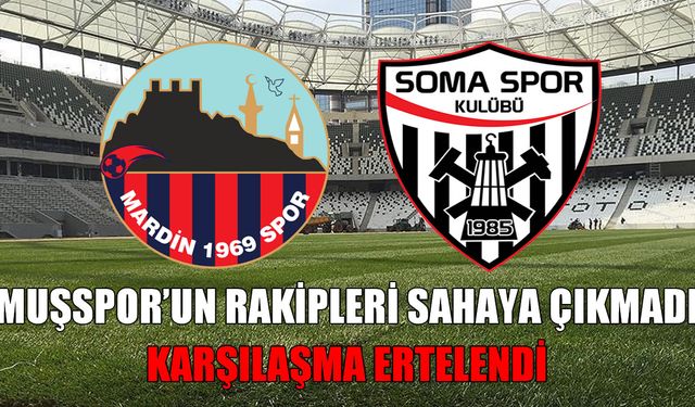 Mardin-Soma karşılaşmasına kar engeli