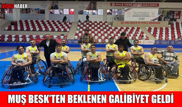 Muş BESK parkede engel tanımadı: Sezonun ilk galibiyeti geldi!