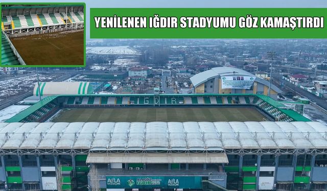 Iğdır FK'dan yenilenen stadyumda ilk galibiyet