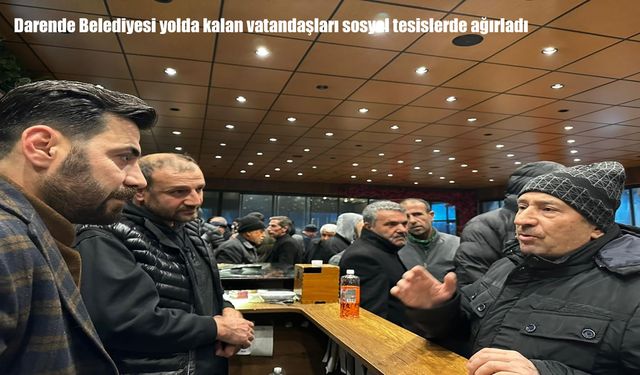 Yoğun kar yağışında Darende Belediyesi vatandaşları yalnız bırakmadı