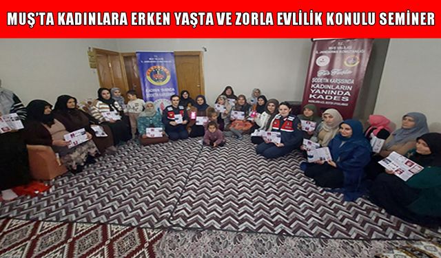 Hasköy'de kadınlara hakları anlatıldı