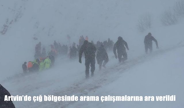 Artvin’de çığ altında kalan çoban 3 gündür aranıyor