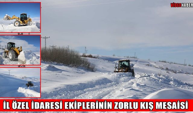 Muş Özel İdaresi’nin zorlu kar mesaisi: "Geceden beri 7/24 çalışıyoruz"