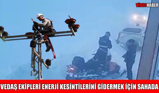 VEDAŞ ekipleri sahada: Muş’ta enerji kesintileri gideriliyor