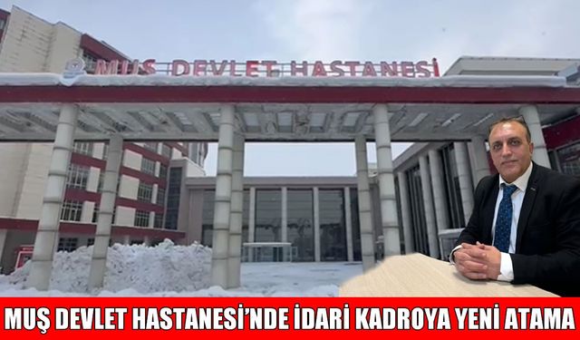 Muş Devlet Hastanesi’nde ‘Akdeniz’ dönemi!
