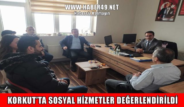 Müdür Kırtay'dan Korkut Sosyal Hizmet Merkezi’nde inceleme