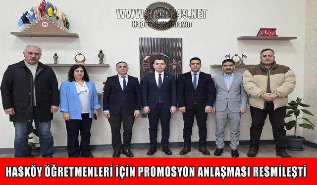 Hasköy’de Milli Eğitim personeline rekor promosyon