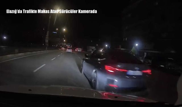 Elazığ’da Trafikte Makas Atan Sürücüler Kamerada