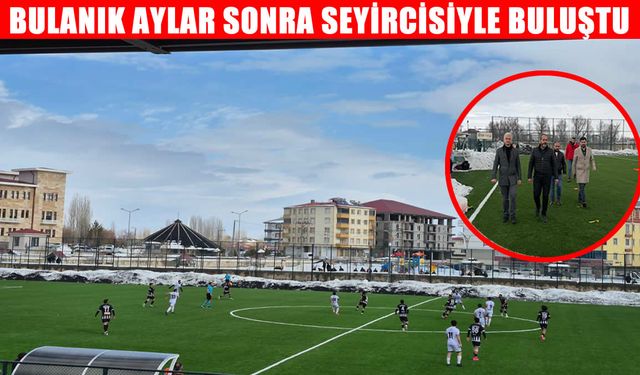 Yenilenen Bulanık Futbol Sahası'nda ilk resmi karşılaşma heyecanı