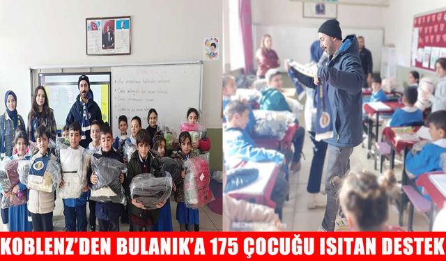 Almanya’dan Muş’a gönül köprüsü: Fenerbahçelilerden 175 öğrenciye kışlık destek